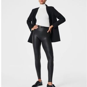 Spanx faux leather leggings